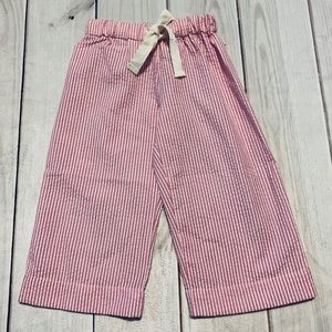 NWOT Pink Seersucker Boutique Pants